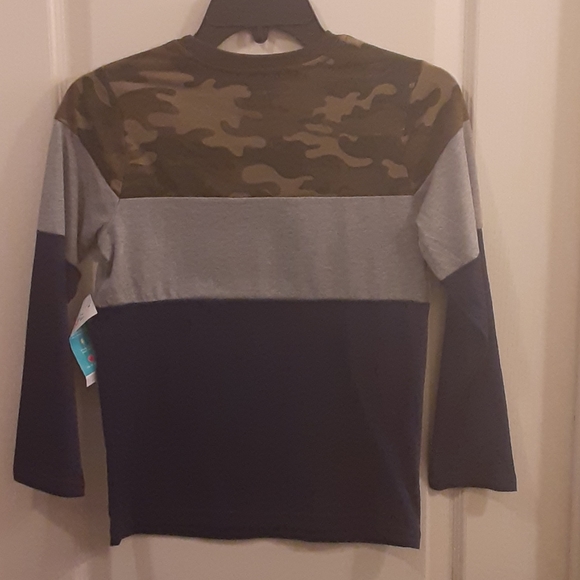 Color block boys long sleeve shirt - Picture 3 of 3